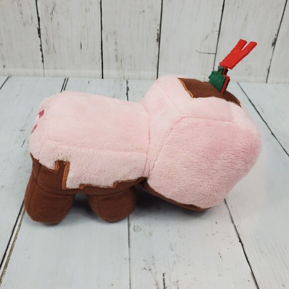 Minecraft Muddy Pig Plush Brown Stuffed Doll Mojang Jinx Toys Happy Explorer - Picture 3 of 9